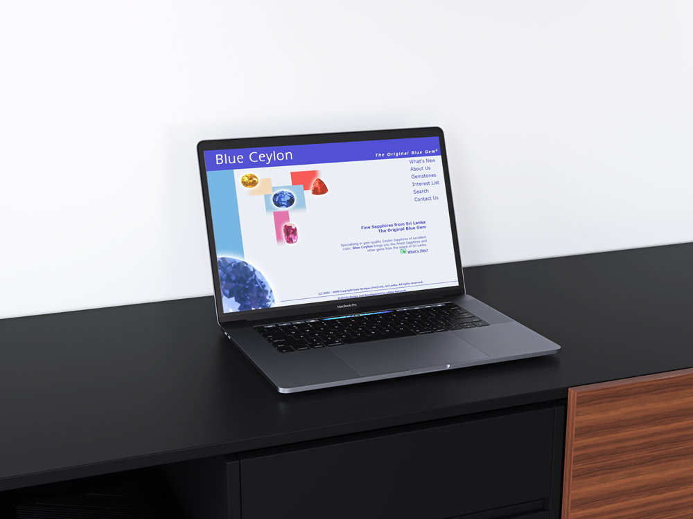 Custom PHP Ecommerce Responsive Website Design for Blue Ceylon